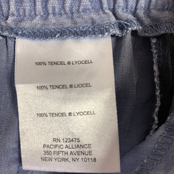 utility joggers travel pants loose fit pull on grey  cuffed sz 6 Jones New York - Picture 14 of 14